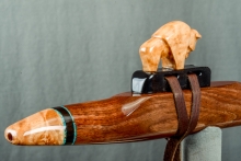 Walnut Native American Flute, Minor, Mid G-4, #N27D (0)